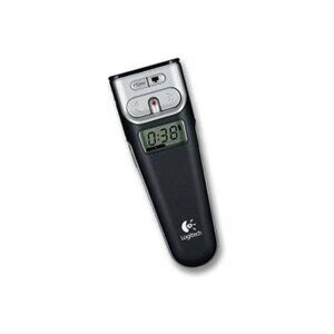 Logitech 2.4 GHz Cordless Presenter LCD Timer 50 Foot Range with Carrying Case
